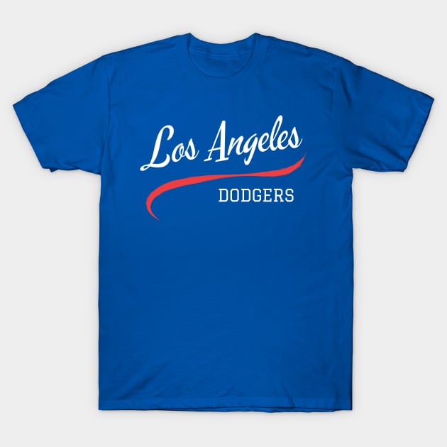 Dodgers Retro T-Shirt by CityTeeDesigns